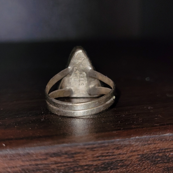 Turquoise Triangle Ring - Picture 4 of 4